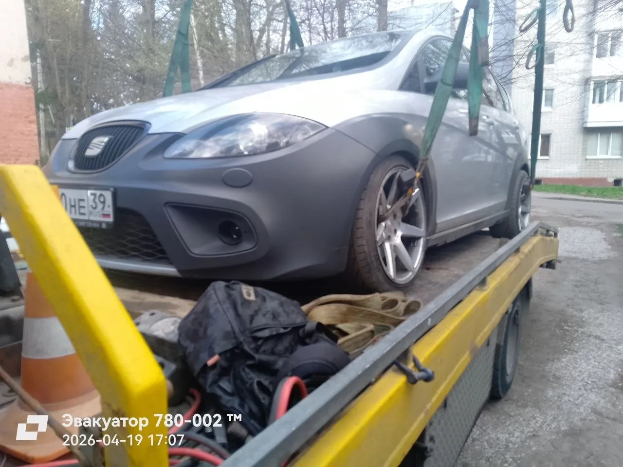 Эвакуация авто в Калининграде 19.05.2026